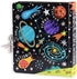 MOLLYBEE KIDS Outer Space Lock and Key Diary for Boys and Girls, 208 Lined Pages