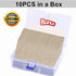 Felt Furniture Pads Large 10 pcs Pack 6"x 4" Big Felt Pads Large Furniture Pads Heavy Duty 5mm Thick Beige Anti Scratch Floor Protector for Hardwood Floor and 20 Rubber Bumpers