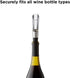 Rabbit Wine Aerator and Pourer, 1.1 x 1.1 x 5.2 inches, Clear/Stainless Steel