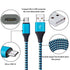 Android Charger Cable, FiveBox 3-Pack 6ft Micro USB Cable Cord Braided Fast Charging Phone Charger for Samsung Galaxy J3 J7 S6 S7 Edge, Tablet, LG stylo 2/3 LG G3 G4 V10 K20 Plus, Blu, Kindle Fire 7 8
