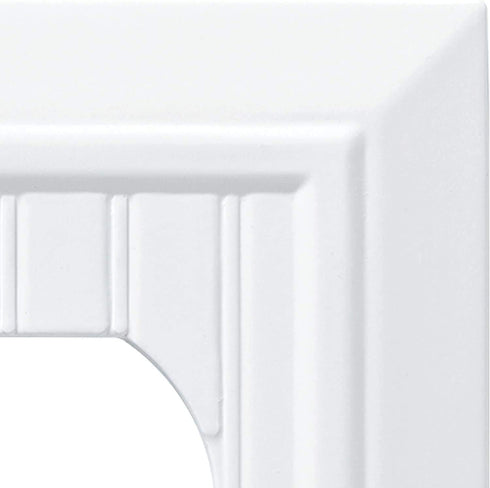 Franklin Brass W35273-PW-C Classic Beadboard Triple Switch Wall Plate/Switch Plate/Cover, Pure White