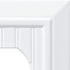 Franklin Brass W35273-PW-C Classic Beadboard Triple Switch Wall Plate/Switch Plate/Cover, Pure White