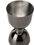 Barfly M37006BK Heavy-Duty Straight Rim Bell Jigger, 1 oz x 2 oz, Gun Metal Black
