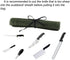 JOINDO Heavy Duty Waxed Canvas Knife Bag, Professional Chef Knife Roll Bags with 6 Slots, Knives Pouch