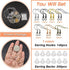 TOAOB 140pcs Earring Hooks Hypoallergenic 925 Sterling Silver Fish Hooks Ear Wires with Ball and Coil 7 Colors 18mm Nickel Free Earring Parts with Earring Backs for DIY Jewelry Making
