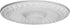 Ekena Millwork CM11LI Linus Ceiling Medallion, 11 1/4"OD x 1 1/8"P 11 1/4", Factory Primed