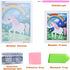 ZALIAFEI Diamond Painting for Kids with Frames, Mosaic Gem Sticker Art Projects Kits, Holiday Crafts Supplies Gifts for Girls Boys Ages 6 7 8 9 10 11 12