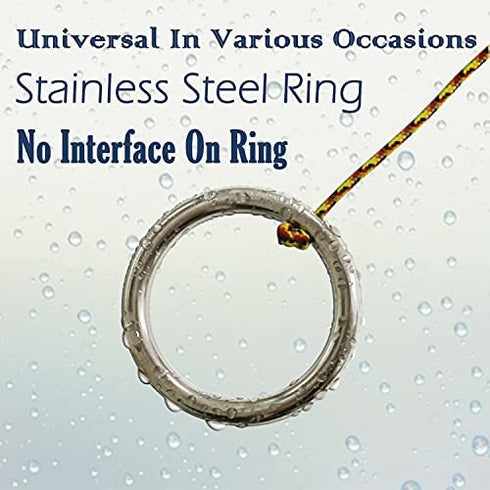 JAC&MOK Hook and Ring Toss Games Outdoor Indoor Games-Hardware and Nylon String Ring Toss Toys