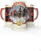2021 Budweiser Plaid Holiday Christmas Stein