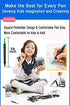 Kekelele Dual Tip Markers for Kids, Washable Markers Set, Art Markers with Stand Portable Box, Gift For Kids (24 Colours)