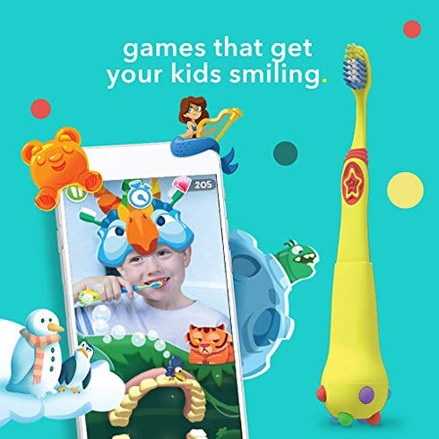 Colgate hum Kids Smart Manual Toothbrush, Yellow