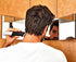 The Barbering Co. 3 Way Mirror - Real Glass | Trifold Mirror for Self Hair Cutting & Styling | DIY Haircut Tool to Cut, Trim, or Shave Your Head & Neckline at Home | Adjustable, Portable, Hands-Free
