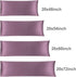 uxcell Body Pillow Cover 20x54 Inch Mauve Silky Satin Body Pillowcases for Hair and Skin Luxury Cooling Anti Wrinkle Wash-