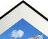 Frametory, 12x12 Aluminum Frame, 8x8 Photo with Ivory Mat for Wall Display, Sawtooth Hanger, Swivel Tabs, Spring Clips Great for Photos, Artworks, Posters (Black, 1-Pack)