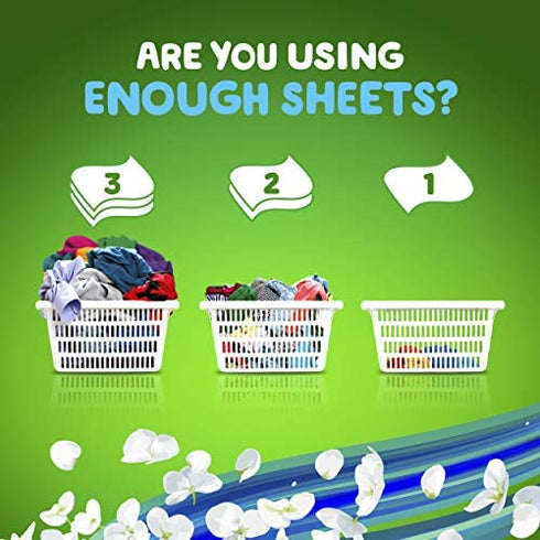 Gain Fabric Softener Dryer Sheets, Blissful Breeze, 120 Count
