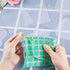 Pllieay 60 Pieces Mesh Plastic Canvas Kit Including 6 Shapes 3 Inch Clear Plastic Canvas, 12 Colors Acrylic Yarn and Tools for Embroidery Plastic Canvas Craft, Knit and Crochet Projects