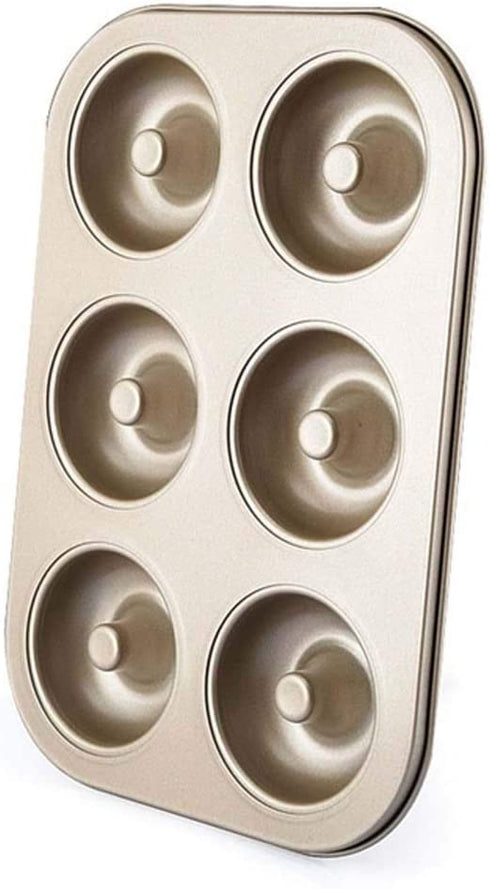 Gaosu Donut Baking Pan, Doughnut Bakeware and Bagel Mold, Donut Mold, Carbon Steel Round Donut Cake Mould, Pastry Tools, Baking Mold