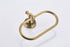 Flybath Oval Towel Ring Antique Brass Exquisite Pattern Carving Hanger Hand Towel Holder for Bathroom Kitchen Accessories Wall Mounted, Brushed Bronze
