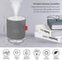 Portable Mini Humidifier, 500ml Small Cool Mist Humidifier, USB Personal Desktop Humidifier for Baby Bedroom Travel Office Home, Auto Shut-Off, 2 Mist Modes, Super Quiet, Gray