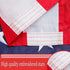 American Flags for Outside 3x5 USA Flag 100% Made In USA Embroidered Stars Heavy Duty US Flag Banner for High Winds Sewn Stripes Oxford Cloth Header with 4 Rows Stitched Edge