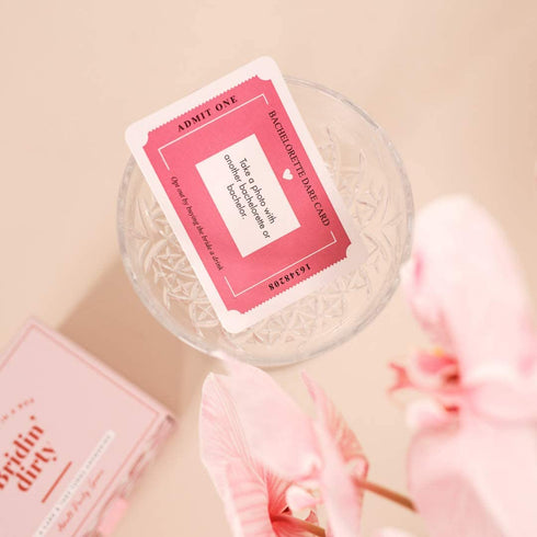 Bachelorette Party Box Games - Bridin' Dirty! Complete Bundle Kit for a Girls Night Out with The Bride to Be