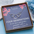 AnalysisyLove Four Generations Necklace for Great Grandma Gifts - Sterling Silver 4 Circle Infinity Necklaces for Women, Mom Gift, Mothers Day Jewelry, Grandmother Birthday Gifts from Grandchildren