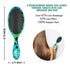 Wet Brush Disney Original Detangler Hair Brush - Ariel - Comb for Women, Men and Kids - Wet or Dry – Removes Knots and Tangles - Natural, Straight, Thick and Curly Hair – Pain-Free