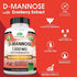 D-Mannose 1,300 mg with Cranberry Extract Fast-Acting, Flush Impurities, Natural Urinary Tract Health- 100 Veggie Capsules