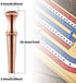 36 Pieces Metal Cribbage Pegs Cribbage Board Pegs Fit 1/ 8 Holes with Drawstring Storage Pouch for Cribbage Traditional Board Game, 4 Colors