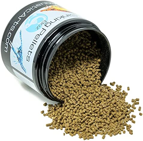 Aquatic Arts Sinking Pellets (.5 lb Spirulina Tabs) Freshwater Fish Food (Cichlid Tetra) | Shrimp Pellets | Aquarium Snail Food (Nerite Trapdoor Ramshorn) | Crayfish Food | Hermit Crab Food and More