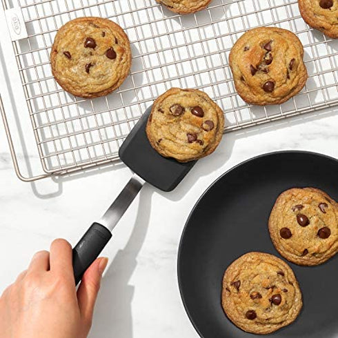 OXO Good Grips Silicone Cookie Spatula, Gray, 4 inches