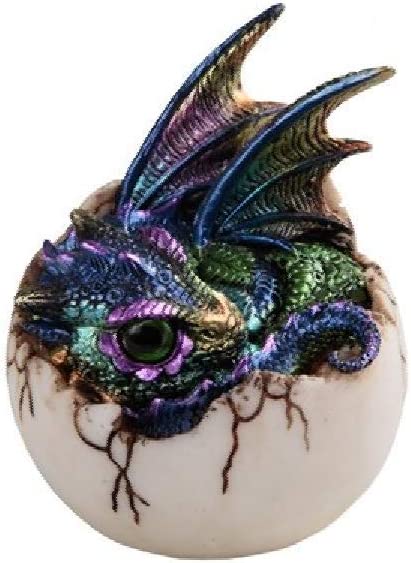 GSC 71758 4 Inch Dragon with Egg Figurine, Purple
