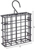 More Birds Suet Cage Bird Feeder, Fruit and Suet Feeder, Single Cake Capacity ,Black