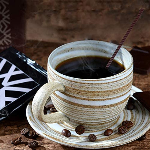 Coffee Stirrers Sticks 400 Individually Wrapped 6.7in?Disposable coffee straw stirring rod?Coffee Straw?Disposable Plastic Drink Stirrer Sticks Health and Safety Three-hole coffee straw