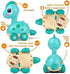 Kidpal Baby Toys 6 to 12 Months, Dinosaur Baby Boy Toys for 6 Month Old Boy Toys 12-18 Months with Music/Light Crawling Toys, Touch & Go Toddler Tummy Time Toys for 1 2 Year Old Boy & Girl Gifts