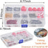 Fishing Hooks Bobbers Freshwater Tackle Kit 215pcs Fishing Gear Tackle Box Include Fishing Hooks, Fishing Weights, Bobbers for Fishing, Beginners Fishing Equipment Starter Kit for Trout Panfish