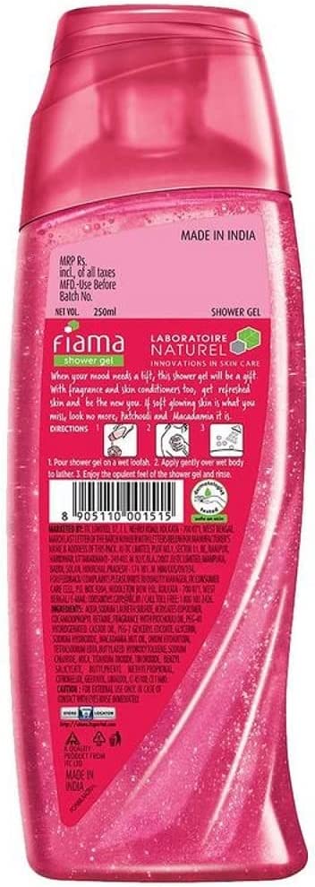 Fiama Di Wills Patchouli And Macadamia Pure Indulgence Shower Gel, 250ml