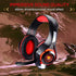 BlueFire 3.5mm PS4 Gaming Headset Headphone with Microphone and LED Light Compatible with Playstation 4, PS5, Xbox one, PC (Red)