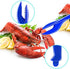 Crab Leg Crackers and Tools, Seafood Tools Set and Picks Set includes 2 Crab Crackers, 2 Lobster Shell Forks, 2 Crab Leg Forks, 2 Seafood Scissors and 1 Storage Bag