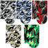 YRYM Camo HTV Heat Transfer Vinyl Bundle : 10 Pack 12" x 10" Sheets Iron on Vinyl?5 Assorted Colors Heat Transfer Camouflage Pattern Vinyl (Camouflage Green,Brown,Blue,Red,Black and White)