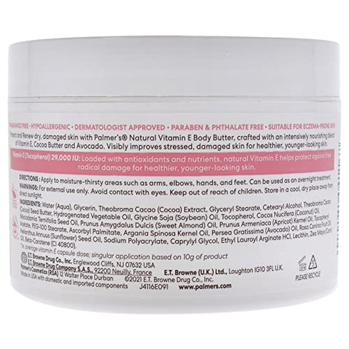 Palmer's Natural Vitamin E Body Butter, 7.25 Ounce