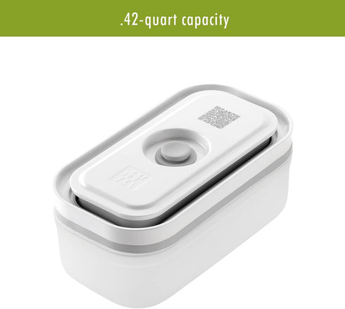 ZWILLING Fresh & Save Vacuum Sealer Airtight Food Storage Container with Lid, Food Storage Container, Meal Prep Container, Small