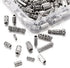 Craftdady 150Pcs Antique Silver Tube Bar Spacer Beads Tibetan Metal Column Barrel Drum Beads for Jewelry Crafts Making Hole:1.5-3.5mm