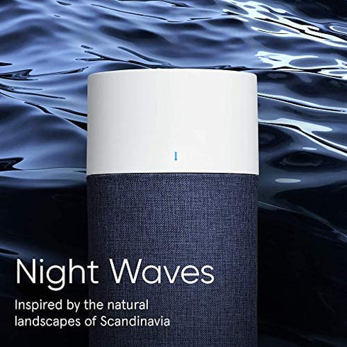BLUEAIR Blue Pure 311 Auto Navy Pre-Filter, Washable Fabric Traps Pollen, Pet Hair & Dust, Night Waves