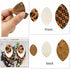 AOUXSEEM 321 Pcs Faux Leather Earrings DIY Making Kit for Beginners, Contains 96 Pre Cut Evil Eye Earring Pieces with Hooks Jump Rings Opener Earring Display Cards and Self-Adhesive Bags (Real Cork)