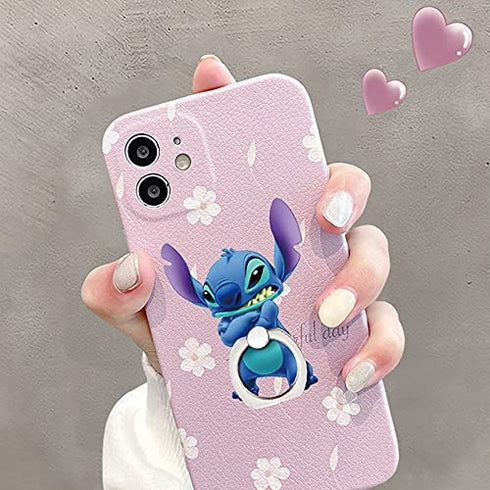 ZOSTLAND 3PCS Prank Joke Fun Phone Ring,Universal 360°Adjustable Phone Case Finger Grip Stand Holder Desk Stent Mount Hook Compatible with iPhone 13 12 11 XS MAX X Plus iPad (3pcs Make Face Stitch)