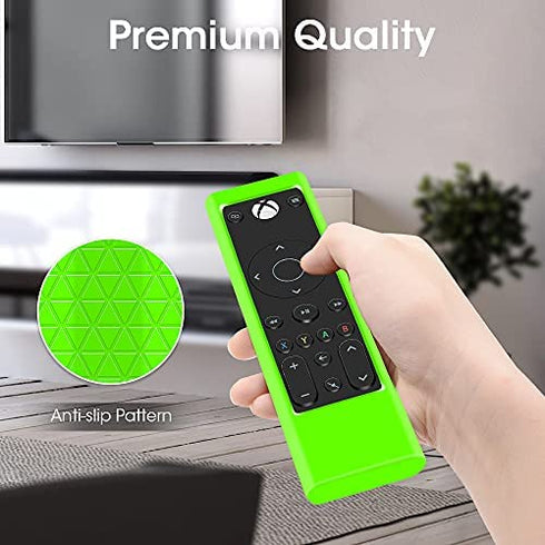 Silicone Protective Case for PDP Gaming Remote Control: Xbox Series X|S Xbox One, Xbox,Shockproof Remote Case Holder Skin Proetector for PDP Xbox One Remote Battery Back Covers Case-Glowgreen