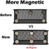 EASEPRES Magnetic Pencil Holder Set of 3 - Black Wire Mesh Storage Baskets Organizer with Strong Magnets - Perfect for Whiteboard, Refrigerator and Locker Accessories