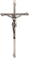 ACHIBANG Crucifix Wall Cross, Metal Hanging Crosses for Room Decor/ Catholic Crucifixes Gifts, 10 Inch