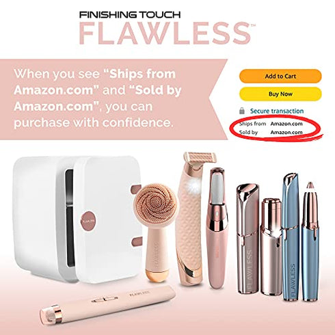 Finishing Touch Flawless Nu Razor Replacement Blade, Rose Gold